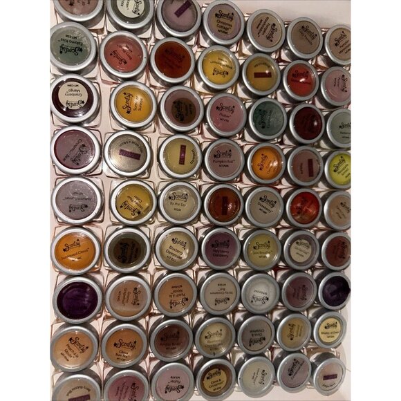 Scentsy Lot of 63 Mini Party Testers Wax Melts Samples. Mixed Scents - Picture 2 of 4